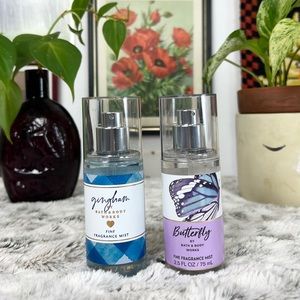 Set of 2 Bath & Body Works Mini Fine Fragrance Mists